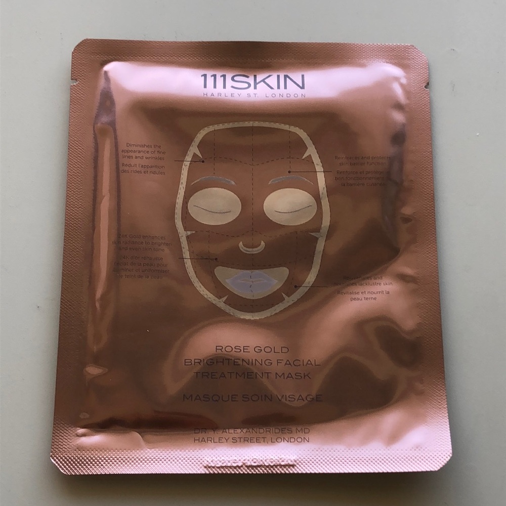111SKIN Rose Gold Brightening Facial Treatment Mask (One Only - Individual Mask)